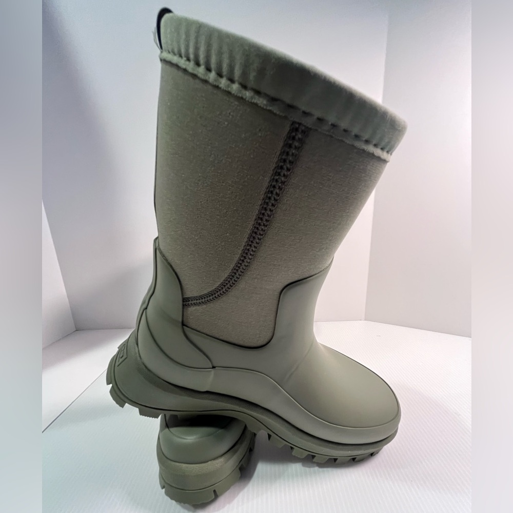 Hunter City Explorer Short Neo Slip and Water Resistant Boots -col Lichen Green - Picture 9 of 16